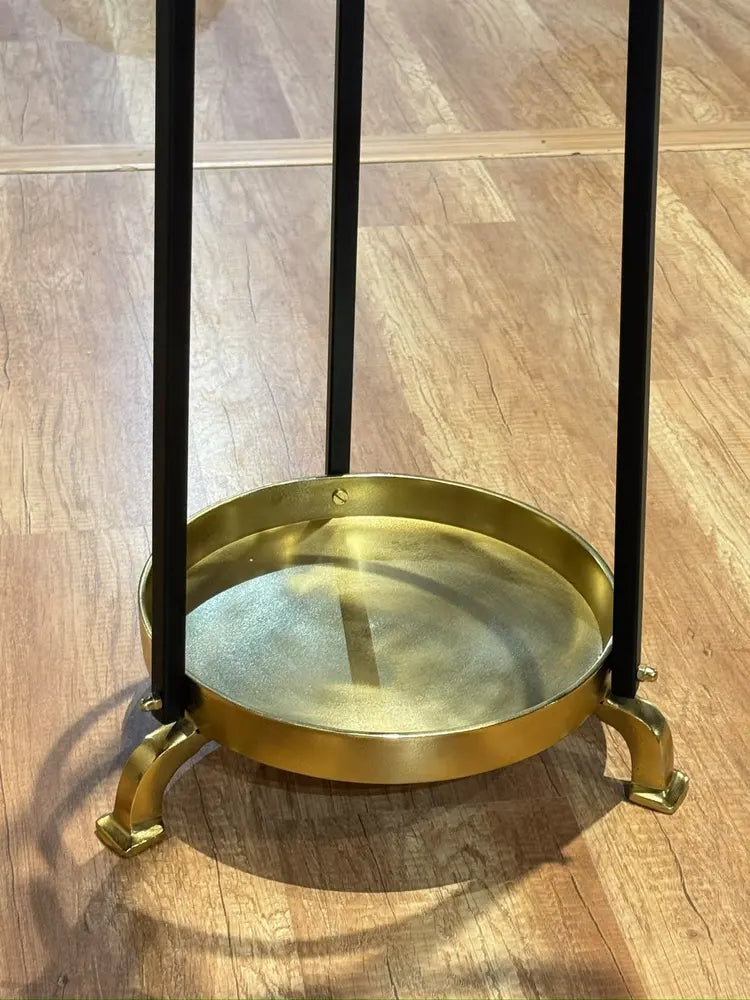 Kiiara Black Gold Metal Coat Hanger real view 2