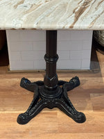 Hartley Sawar Marble Restaurant Table with Metal Legs - Medium thumbnail 3